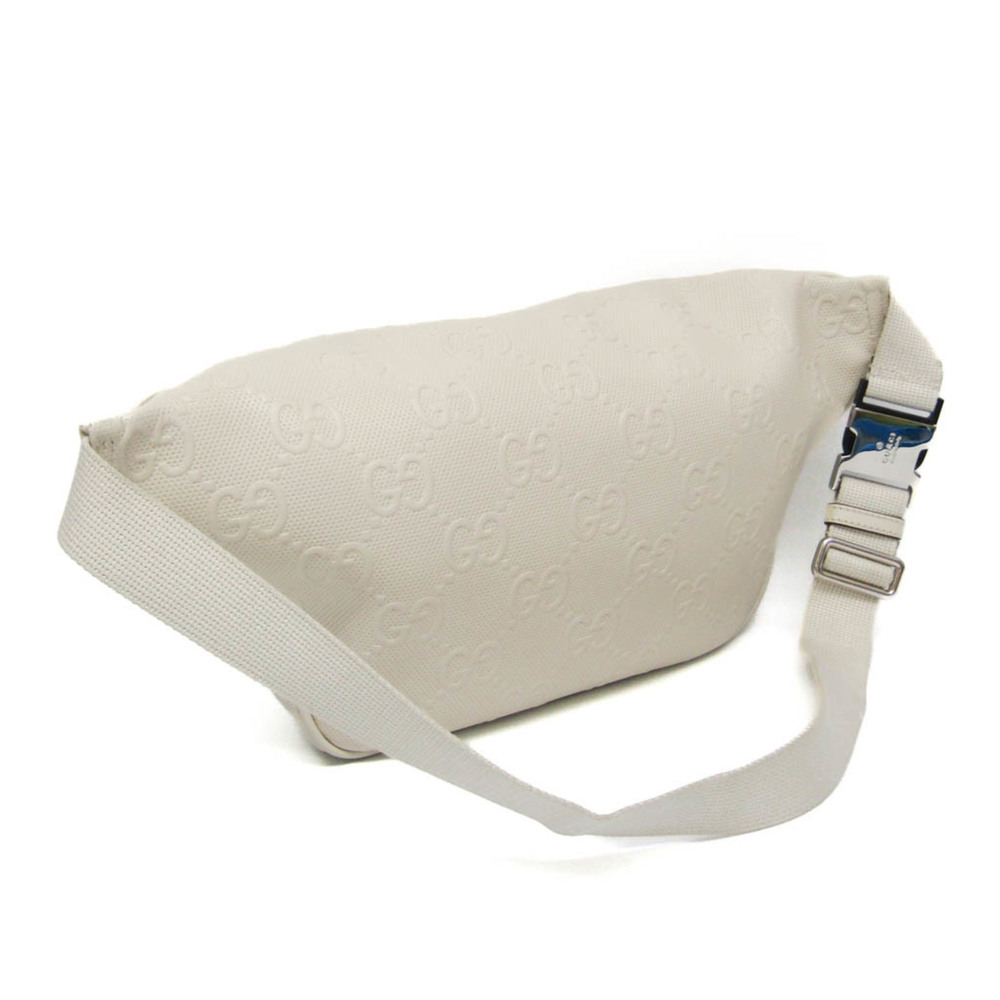 GUCCI White Leather Fanny Pack - Picture 2 of 16